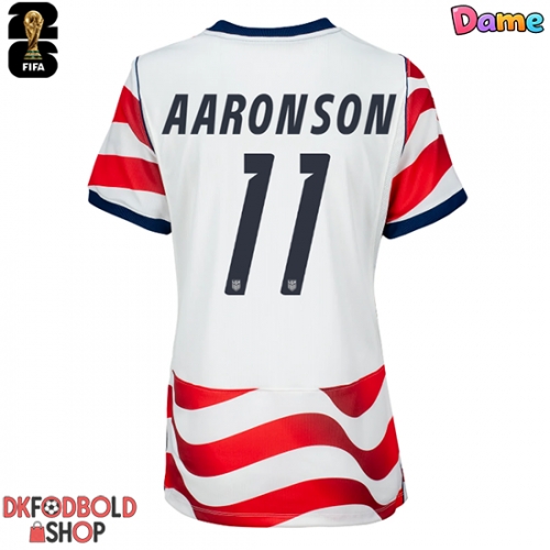 Forente stater Brenden Aaronson #11 Hjemmebanetrøje Dame VM 2026 Kort ærmer